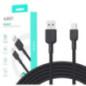 Cablu alimentare si date Aukey- USB Type-AT) la USB Type-CT)- 18m- 480 Mbps- 60W- nylon- negru- LLTSN1041439timbru verde 008 lei