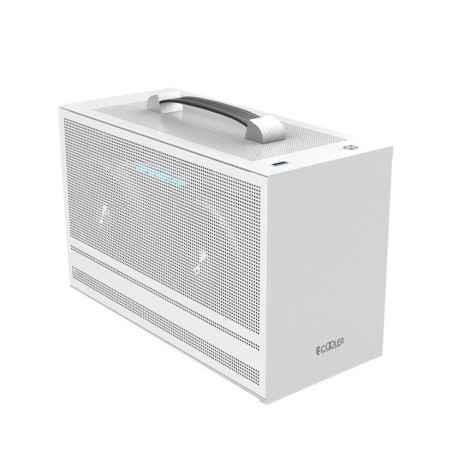 CARCASA PCCOOLER- Mini Tower- ITX- fara sursa- fereastra laterala tip MESH- alb- USB 32 gen 1 x 1- USB Type-C x 1- MINI I100W PR