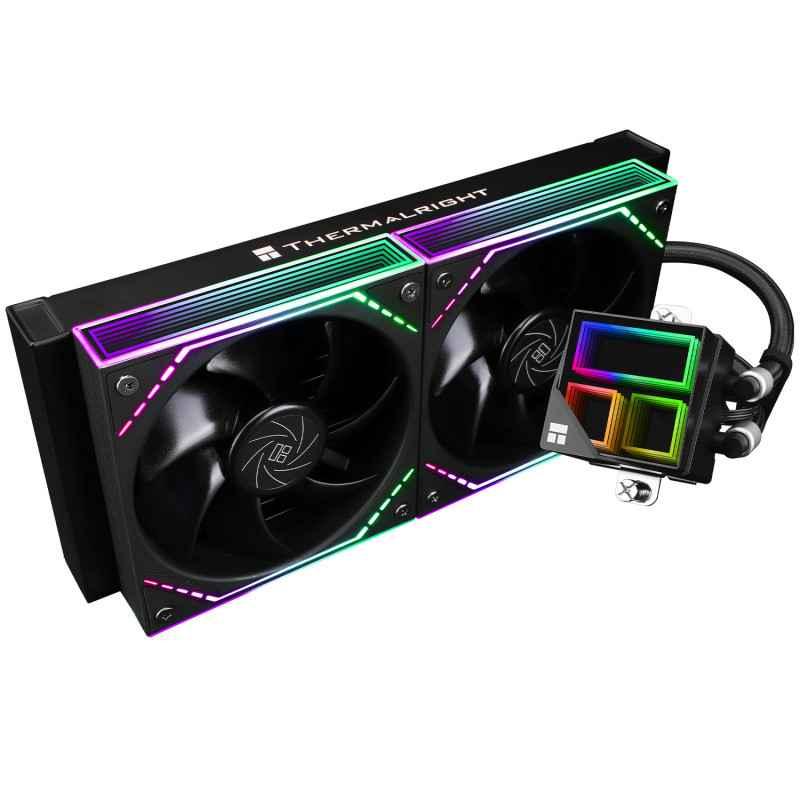 COOLER Thermalright Frozen Infinity 240- skt Intel si AMD- racire cu lichid- 2 x 120mm- 2000 RPM- ARGB adresabil- negru Frozen I