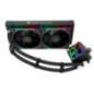 COOLER Thermalright Frozen Infinity 240- skt Intel si AMD- racire cu lichid- 2 x 120mm- 2000 RPM- ARGB adresabil- negru Frozen I