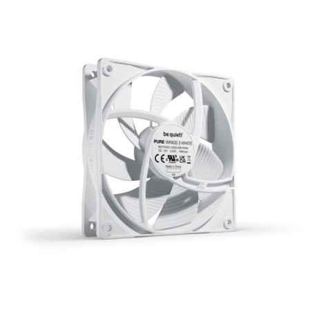 Ventilator be quiet! PURE WINGS 3120mm 1600 rpm- Rifle bearing- 4-pin PWM- alb- BL110timbru verde 018 lei)