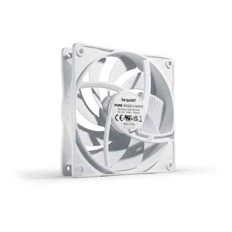 Ventilator be quiet! PURE WINGS 3 PWM120mm 2100 rpm- Rifle bearing- 4-pin PWM- alb- BL111timbru verde 018 lei)
