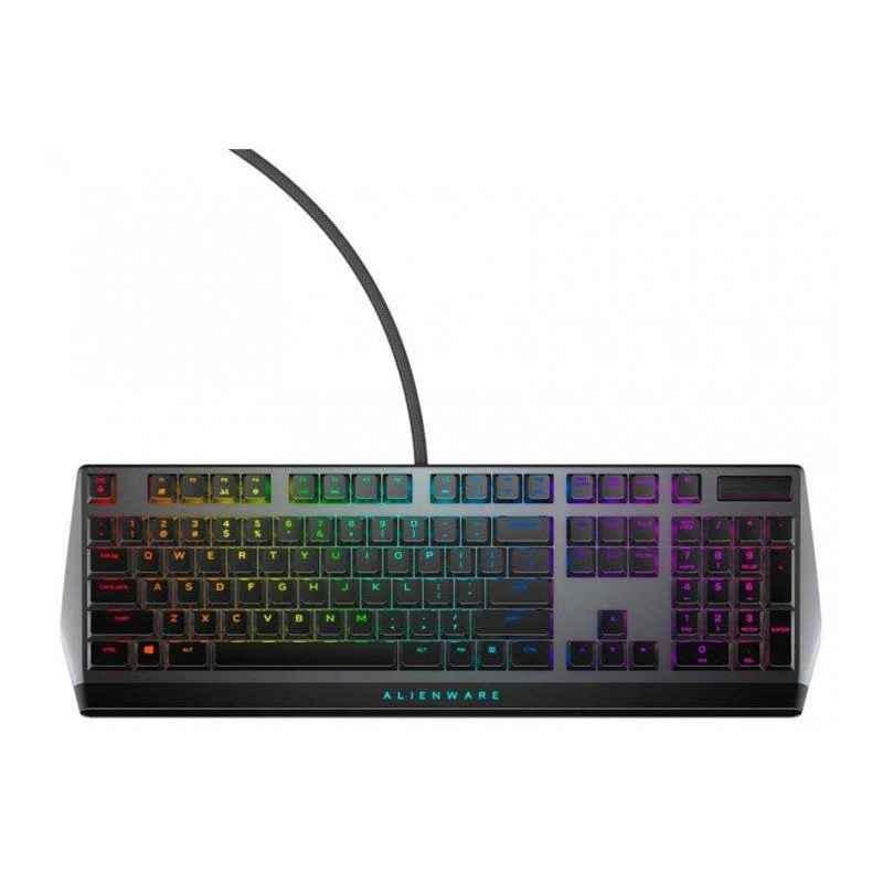 Alienware 510K Low-profile RGB Mechanical Gaming Keyboard - AW510KDark Side of the Moon)- 545-BBCLtimbru verde 08 lei)