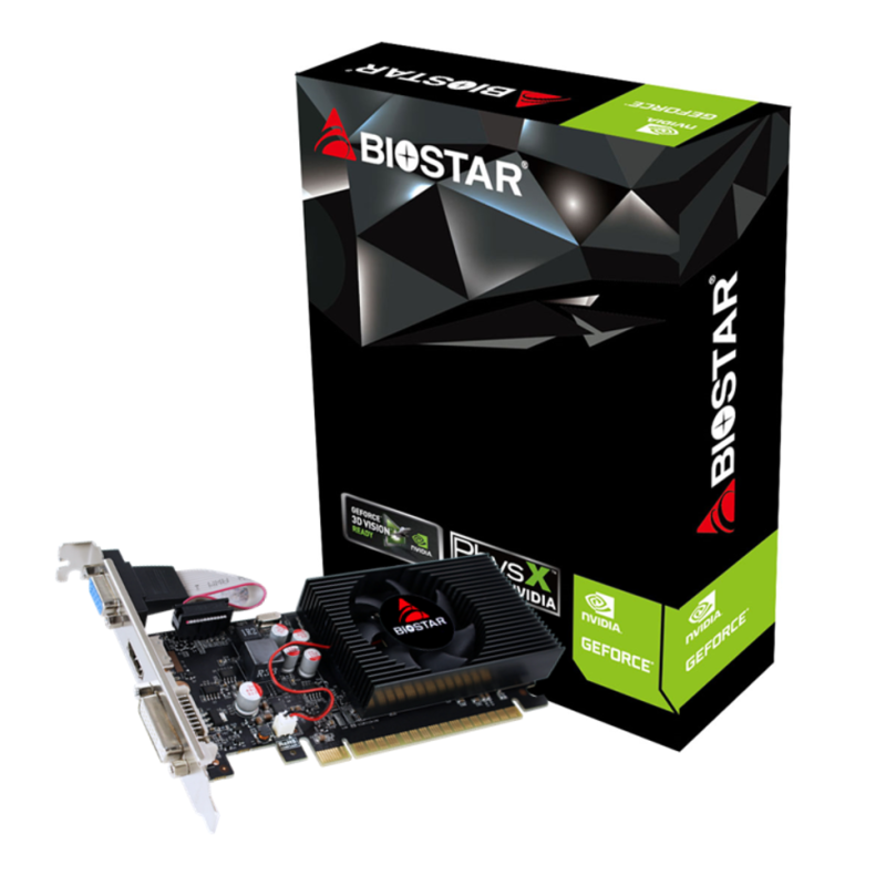 Placa video Biostar GeForce GT730 D3 LP- 4GB GDDR3- 128bit- PCI Express 20 x16- 1 x VGA- 1 x HDMI 13a- 1 x DVI- racire activa 1