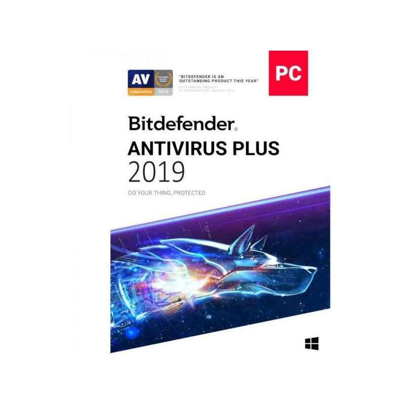 Bitdefender Antivirus Plus 2021- 1 an- 1 dispozitiv- scratch card AV03ZZCSN1201HEN- valabile doar pe teritoriul Romaniei