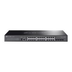 Switch Managed L3 TP-Link- 24× Gigabit RJ45 ports si 4× 10 Gbps SFP- 1× USB 20 Port- fanless- metalic SG5428Xtimbru verde 2 l