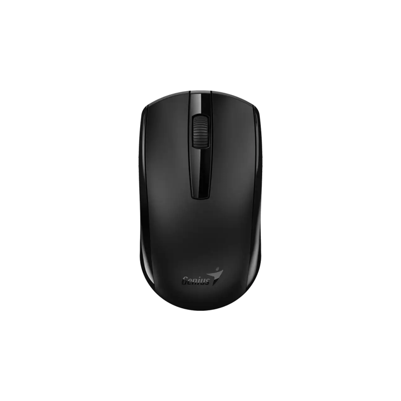 Mouse Genius ECO-8100- PC sau NB- wireless 24GHz- optic- 1200 dpi- butoane/scroll 3/1- acumulator- negru- 31030046400timbru verd