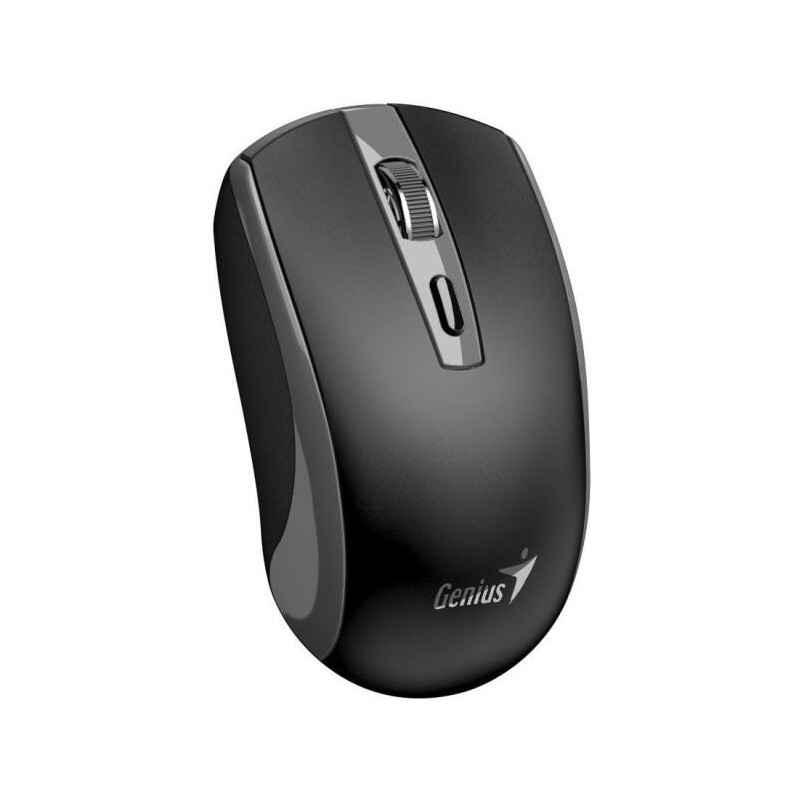Mouse Genius ECO-8150- PC sau NB- wireless 24GHz- optic- 1200 dpi- butoane/scroll 3/1- acumulator- buton Copilot- negru- 3103004
