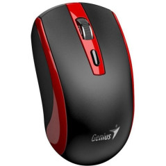 Mouse Genius ECO-8150- PC sau NB- wireless 24GHz- optic- 1200 dpi- butoane/scroll 3/1- acumulator- buton Copilot- rosu- 31030045