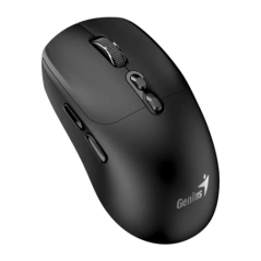 MOUSE Genius NX-8080S- PC sau NB- wireless 24GHz- Bluetooth- optic- 1600 dpi- butoane/scroll 6/1- acumulator- buton Copilot- neg