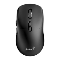 MOUSE Genius NX-8080S- PC sau NB- wireless 24GHz- Bluetooth- optic- 1600 dpi- butoane/scroll 6/1- acumulator- buton Copilot- neg