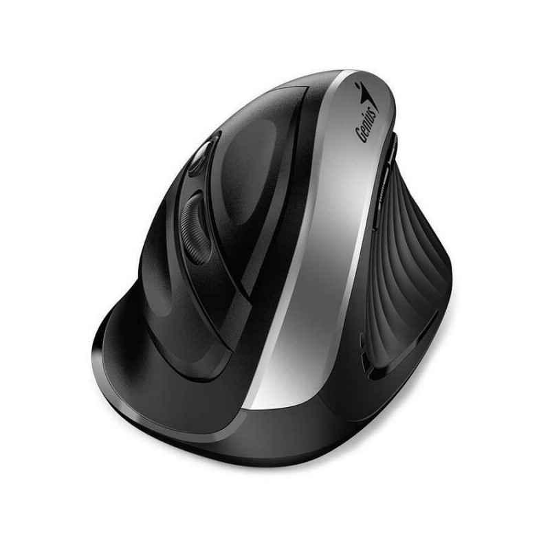 MOUSE Genius Ergo 8259S- PC sau NB- wireless 24GHz- optic- 1600 dpi- ergonomic- butoane/scroll 6/1- acumulator- buton Copilot- a