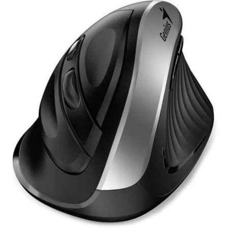 MOUSE Genius Ergo 8259S- PC sau NB- wireless 24GHz- optic- 1600 dpi- ergonomic- butoane/scroll 6/1- acumulator- buton Copilot- a