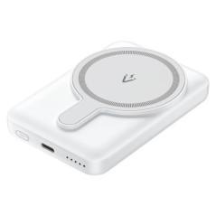 POWER BANK Vention 5000 mAh- 20W magnetic- wireless- 1 x USB-C- - 166g- alb- FHSW0timbru verde 098 lei) - 6922794785496