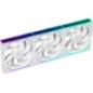 Set 3 ventilatoare Thermalright TL-M12QRW- 120mm- 1500 RPM- S-FDB Bearing- 476 CFM- LED ARGB- 4pin PWM- alb- TL-M12QRW-3timbru v