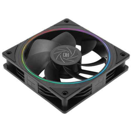 Ventilator Thermalright TL-S12R- 120mm- 1500 RPM- S-FDB Bearing- 476 CFM- LED ARGB- 4pin PWM- negru- TL-S12Rtimbru verde 018lei)