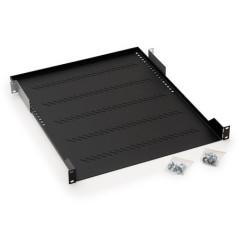 RAFT FIX perforat TRITON 1U- pt rack 19 inch- adancime 950 mm- sarcina maxima 40 Kg- negru- RAB-UP-950-A1