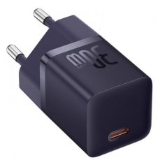 INCARCATOR retea Baseus Mini- GaN5 Fast Charger 30W- 1 x USB Type-C 5V/3A- mov CCGN070705timbru verde 018 lei) - 6932172624460