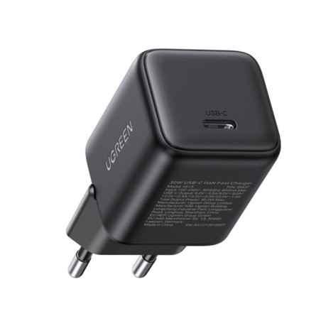 INCARCATOR retea Ugreen GaN X513 Quick Charge 30W- 1 x USB Type-C- negru 65007timbru verde 018 lei)