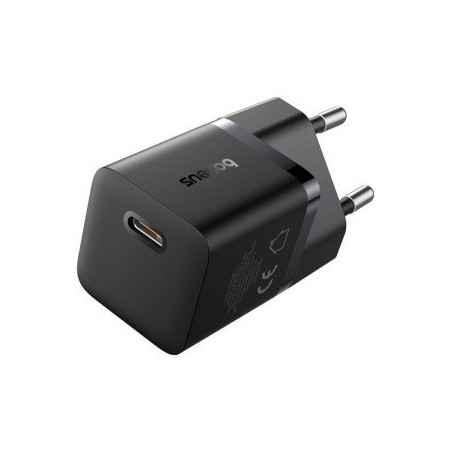 INCARCATOR retea Baseus GaN5 mini- Quick Charge 25W- 1 x USB Type-C- negru P10110909113-00timbru verde 018 lei) - 6932172658175
