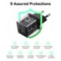 INCARCATOR retea Baseus Palm- Quick Charge 20W- 1 x USB Type-C- 1 x USB- negru P10111608113-00timbru verde 018 lei) - 6932172672