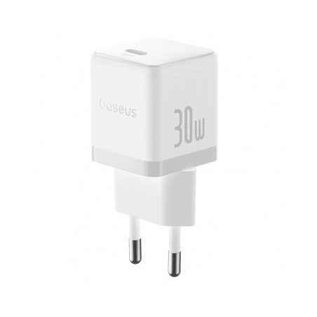 INCARCATOR retea Baseus Palm- Quick Charge 30W- 1 x USB Type-C- alb P10111605213-00timbru verde 018 lei) - 6932172672768