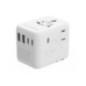 ALIMENTATOR retea 220V GEMBIRD- universal- conectori: US/UK/EU/AU- 2x USB Type-C PD 70W- 2x USB-A 15W- siguranta 10A- max 2500W-