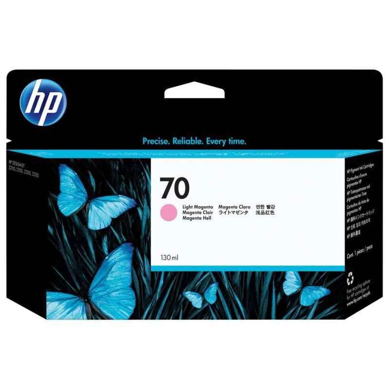 Cartus Cerneala Original HP Light Magenta- nr70- pentru Design Jet Z3100-2100-3100ps-3200-3200ps-5200- 130ml- inclTV 12inclTV C9