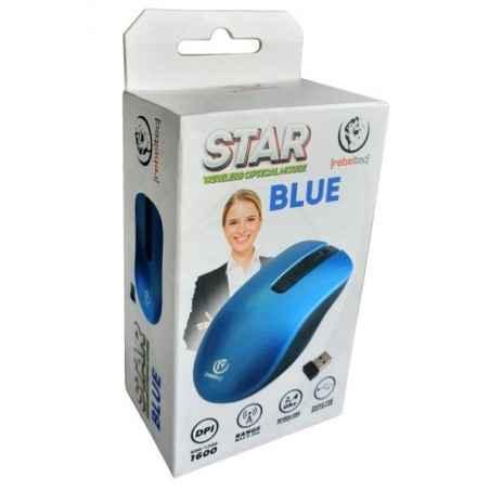 Mouse wireless optic Rebeltec Universal Wireless Optical mouse 1600dpi albastru