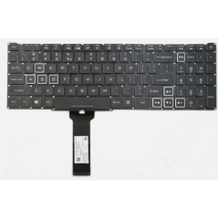 Tastatura laptop Acer Nitro AN515-45-R313Â&nbsp;AN515-45-R0ZAÂ&nbsp;AN515-45-R21A neagra cu taste albe