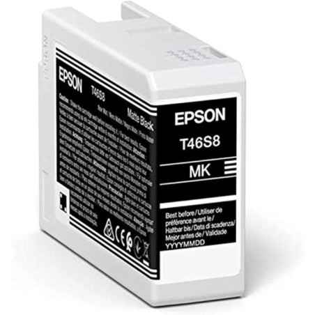 Cartus Cerneala Original Epson Matte Black- T46S8- pentru UltraChrome Pro 10- 25ml- timbru verde 12 lei)- C13T46S800(RAPO)