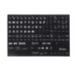 Sticker tastatura layout ENG (US) negru extinsa inclusiv numerice