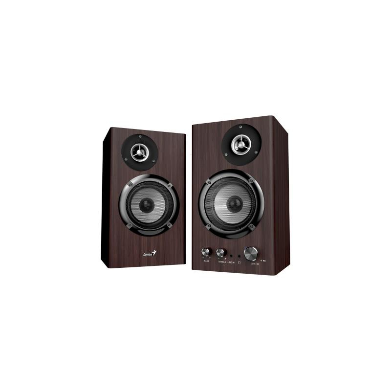 BOXE GENIUS 20- bluetooth- RMS: 50W2 x 25W)- bass control- treble control- mufa casti- Line-in 35mm- dark brown- SP-HF1812BT 317