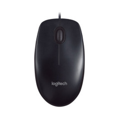 MOUSE LOGITECH- M90- PC sau NB- cu fir- USB- optic- 1000 dpi- butoane/scroll 3/1- - gri- 910-001793 TV 018lei)