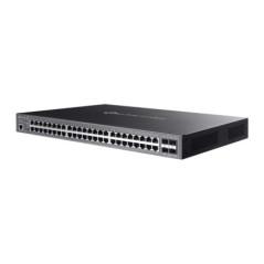 Switch TP-Link cu management L2- Omada 48-Port Gigabit cu 4-Port 10GE SFP L2 Managed Switch- 40-Port PoE si 8-Port PoE- 750W bug