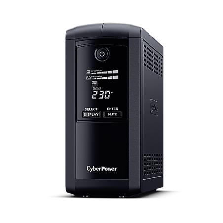 UPS CYBER POWER Line Int cu management-LCD-tower- 1000VA/ 550W-AVR-6xIEC C13-LCD-1x12V/9Ah-Backup 1-8 min-incarc 8h-USB-RS232-RJ